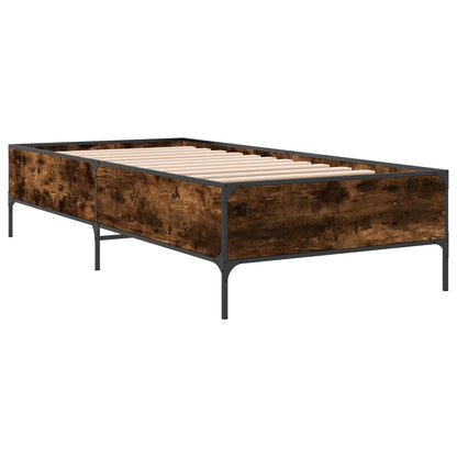 Giroletto Rovere Fumo 90x190 cm in Legno Multistrato e Metallo