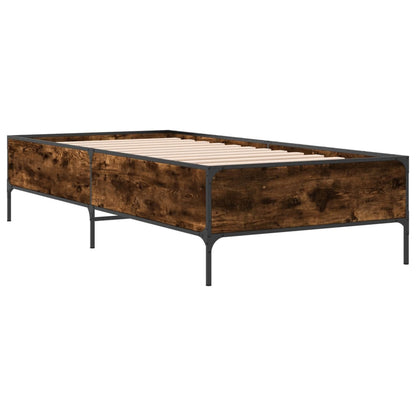 Giroletto Rovere Fumo 75x190 cm in Legno Multistrato e Metallo | homemem39