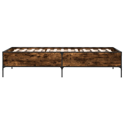 Giroletto Rovere Fumo 75x190 cm in Legno Multistrato e Metallo | homemem39