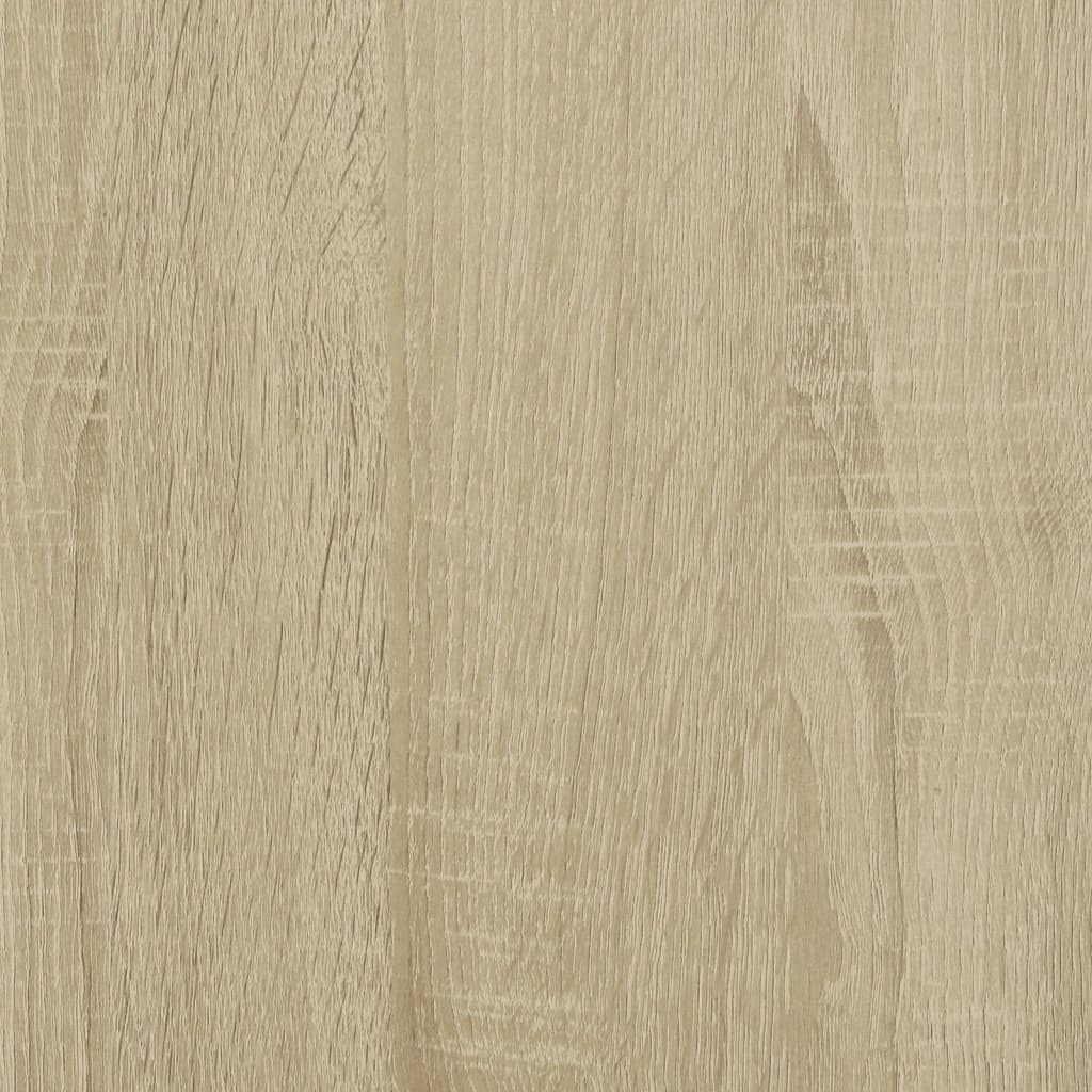 Giroletto Rovere Sonoma 200x200 cm Legno Multistrato e Metallo - homemem39