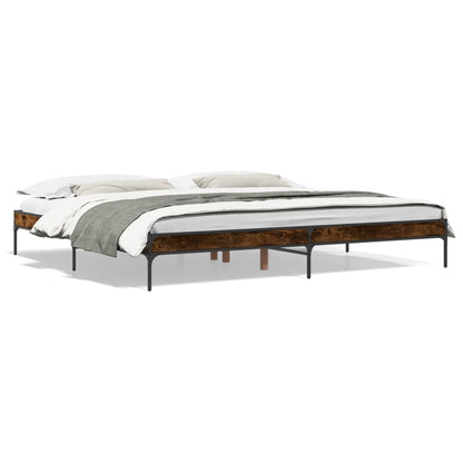 Giroletto Rovere Fumo 200x200 cm in Legno Multistrato e Metallo | homemem39