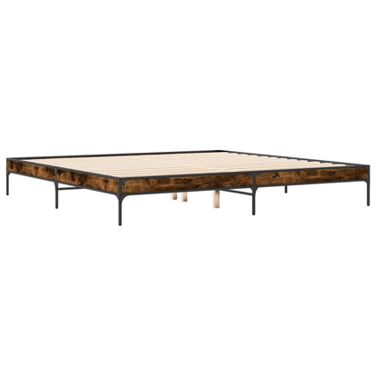 Giroletto Rovere Fumo 200x200 cm in Legno Multistrato e Metallo