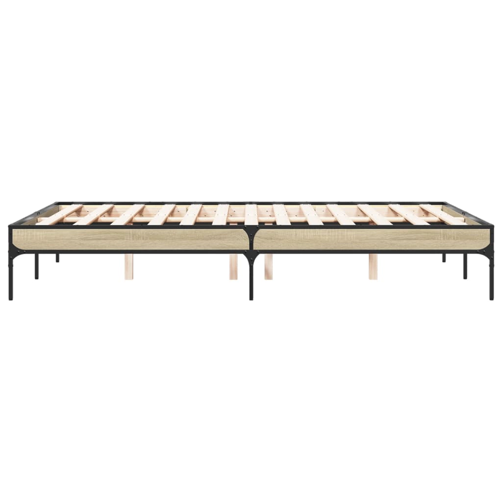 Giroletto Rovere Sonoma 140x190 cm in Legno Multistrato Metallo