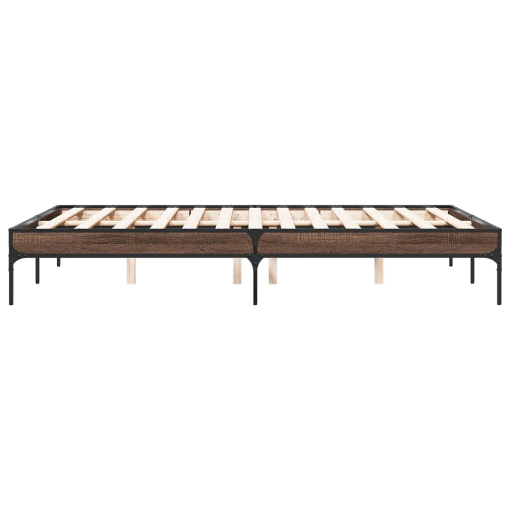 Giroletto Rovere Marrone 135x190cm in Legno Multistrato Metallo