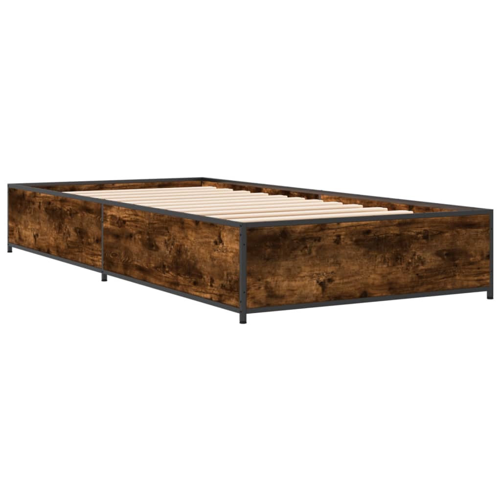 Giroletto Rovere Fumo 100x200 cm in Legno Multistrato e Metallo | homemem39