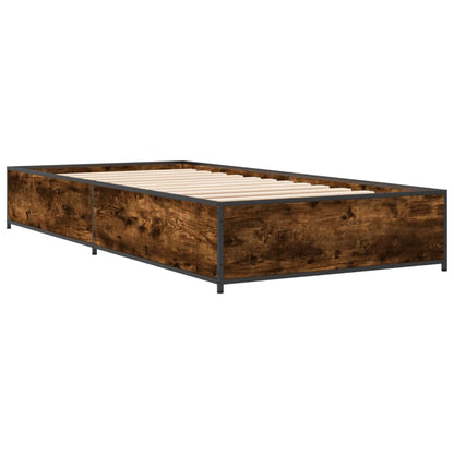 Giroletto Rovere Fumo 75x190 cm in Legno Multistrato e Metallo | homemem39