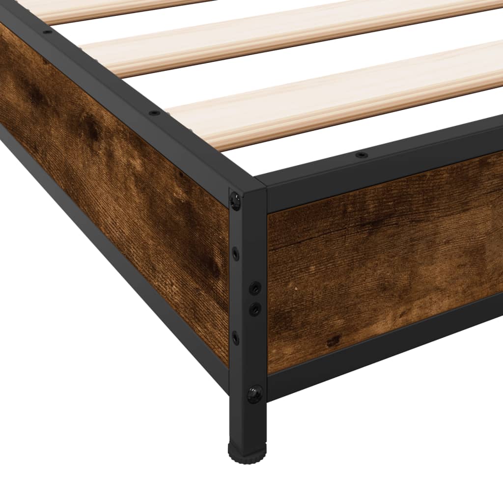 Giroletto Rovere Fumo 120x200 cm in Legno Multistrato Metallo | homemem39
