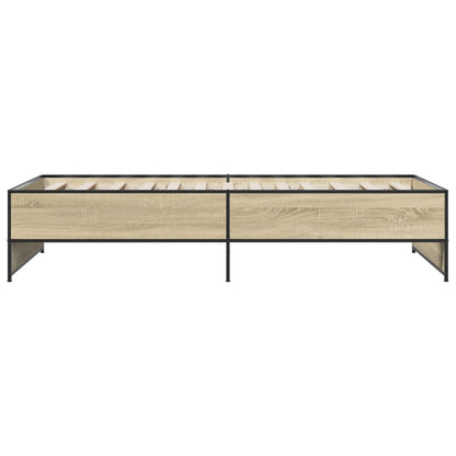Giroletto Rovere Sonoma 100x200 cm Legno Multistrato e Metallo | homemem39