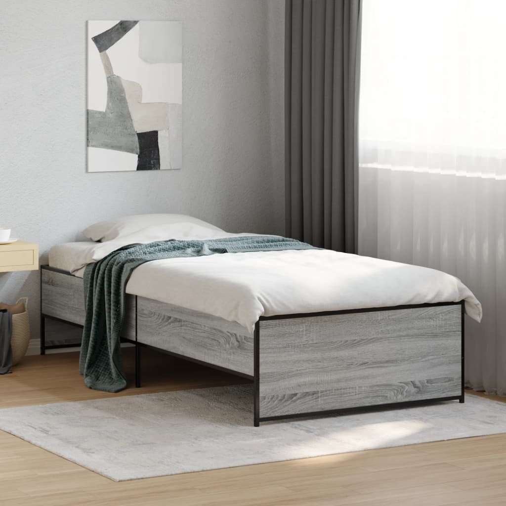 Giroletto senza Materasso Rovere Sonoma 90x190 cm | homemem39