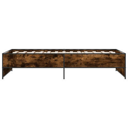 Giroletto Rovere Fumo 75x190 cm in Legno Multistrato e Metallo | homemem39