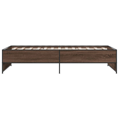 Giroletto Rovere Marrone 75x190 cm Legno Multistrato e Metallo