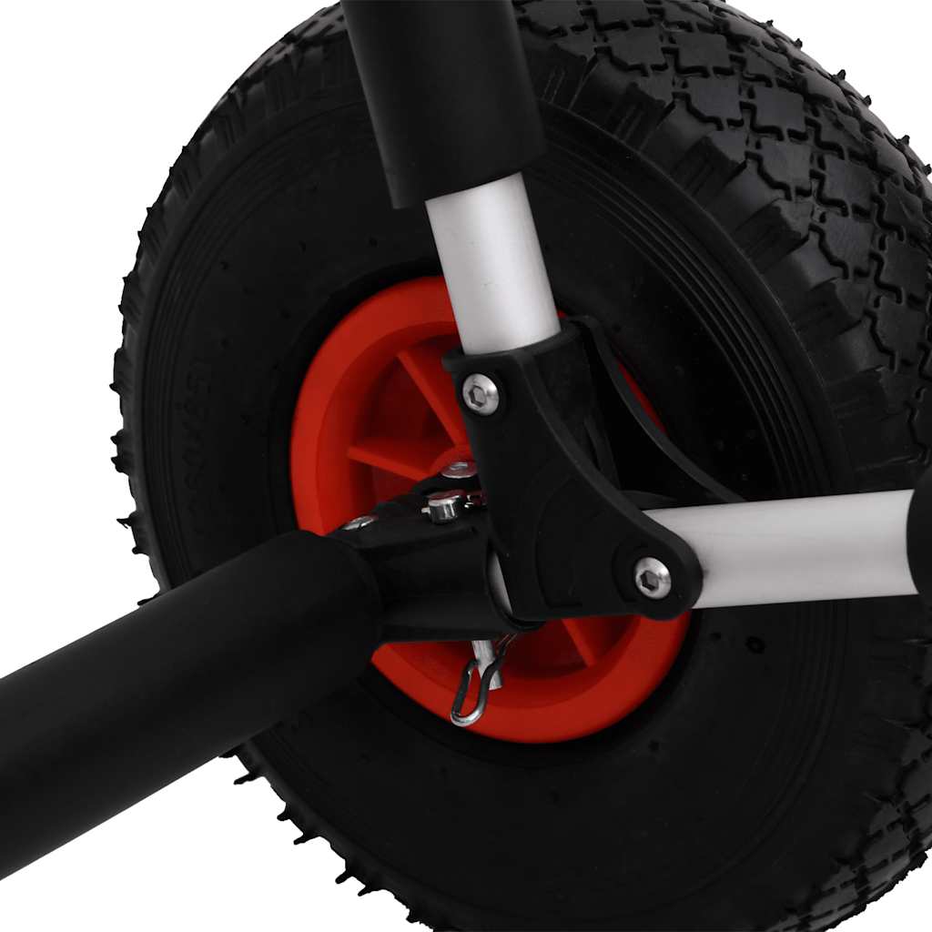 Carrello SUP per 2 Tavole da Surf Pieghevole 90 kg in Alluminio - homemem39