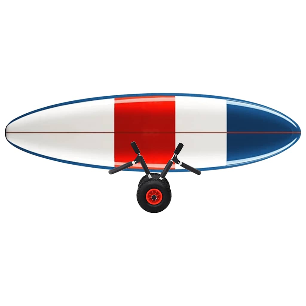 Carrello SUP per 2 Tavole da Surf Pieghevole 90 kg in Alluminio - homemem39