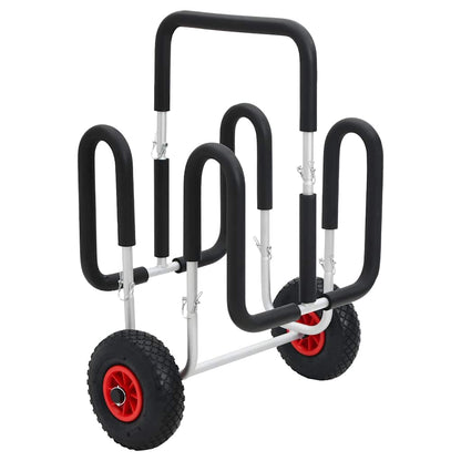 Carrello SUP per 2 Tavole da Surf 90 kg in Alluminio | homemem39