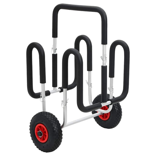 Carrello SUP per 2 Tavole da Surf 90 kg in Alluminio | homemem39