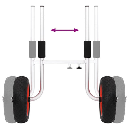 Carrello per Kayak 90 kg in Alluminio | homemem39