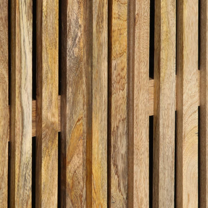 Credenze 3 pz 60x34x75 cm in Legno Massello di Mango Grezzo