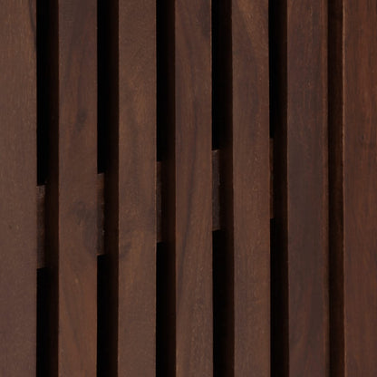 Credenze 3 pz 60x34x75 cm in Legno Massello di Mango