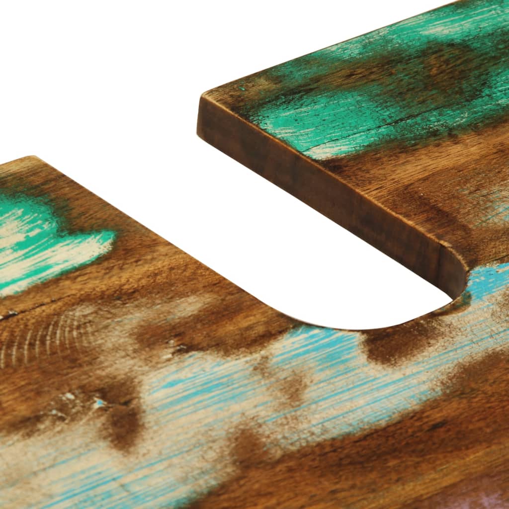 Set Mobili da Bagno 2pz in Legno Massello di Acacia