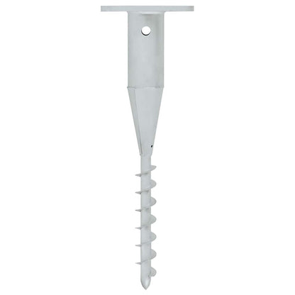 Base per Ombrellone Interrata con Asta 16x16x52 cm in Acciaio | homemem39
