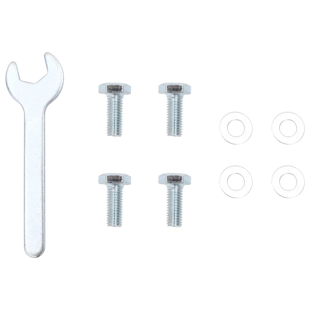 Base per Ombrellone per Palo da Ø38/48 mm Argento in Acciaio - homemem39