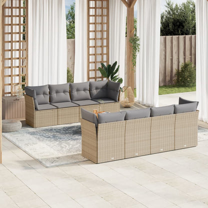 Patio Sofa Set 8-Posti Mix Beige and Grey | homemem39