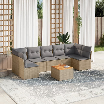 Patio Sofa Set 10-Posti Mix beige e grigio | homemem39