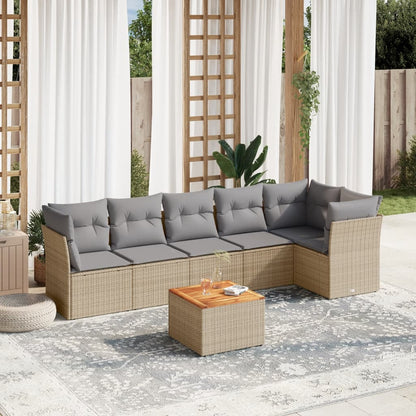 Patio Sofa Set 6-Posti Mix beige e grigio | homemem39