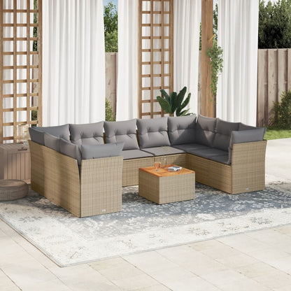 Patio Sofa Set 9-Posti Mix beige e grigio | homemem39