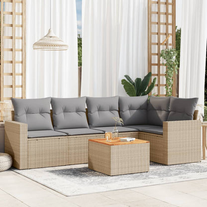 Patio Sofa Set 5-Posti Mix beige e grigio | homemem39