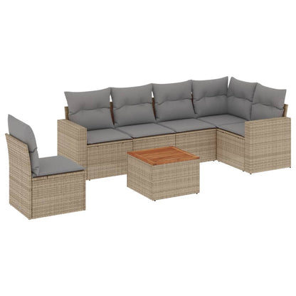 Patio Sofa Set 6-Posti Mix beige e grigio | homemem39