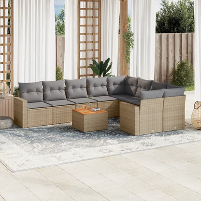 Patio Sofa Set 9-Posti Mix beige e grigio | homemem39