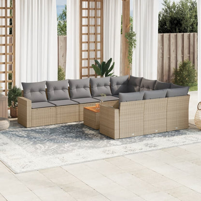 Patio Sofa Set 10,0-Posti Mix beige e grigio | homemem39