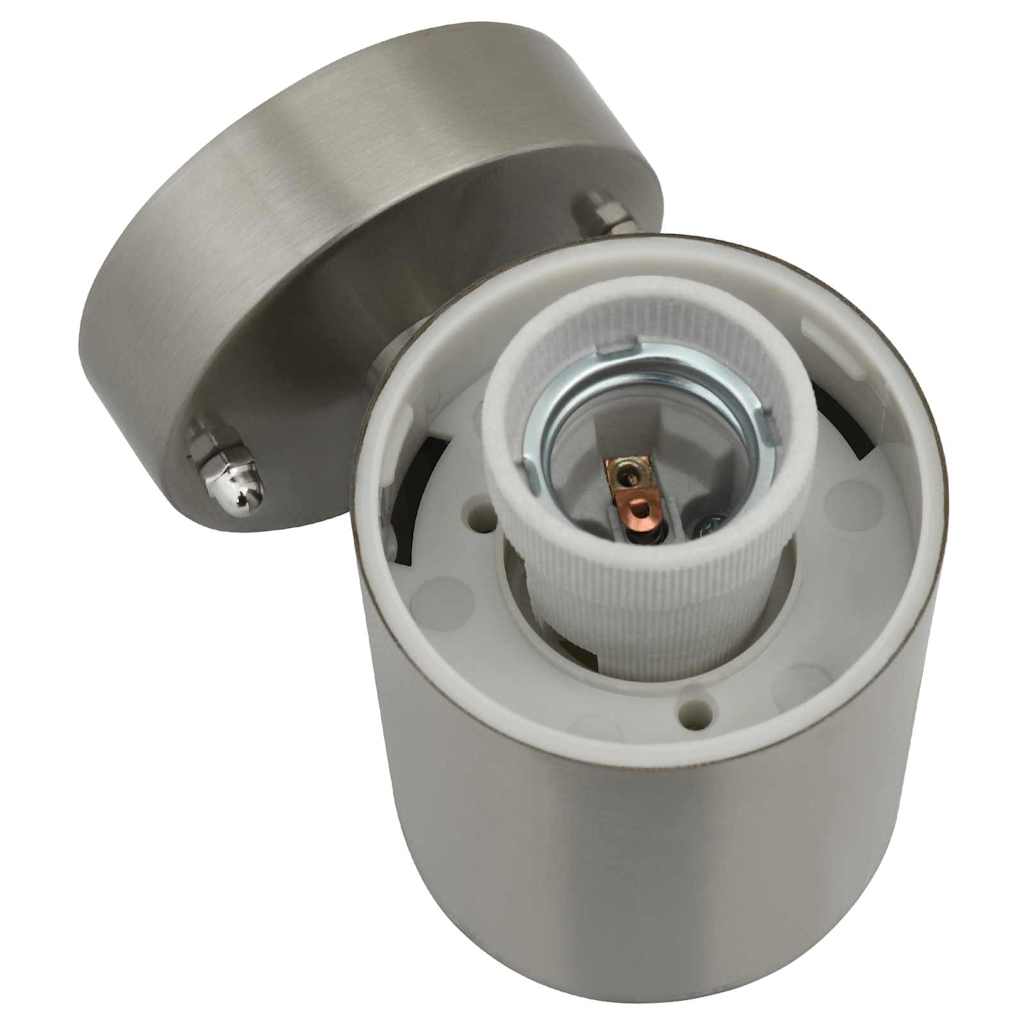 Lampada da parete per esterni Argento 12 x 7.5 x 27 cm