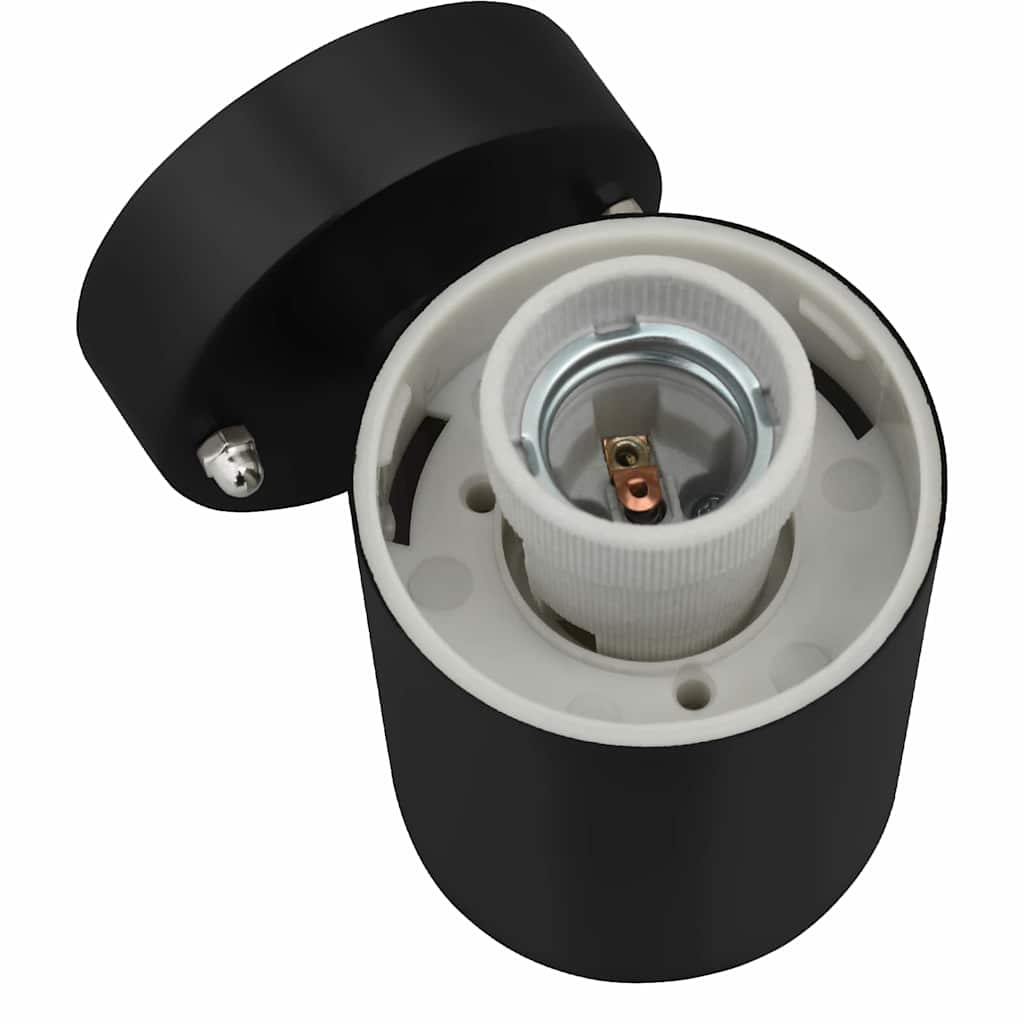 Lampade da Parete Esterne 2 pcs Nero 12 x 7.5 x 27 cm - homemem39