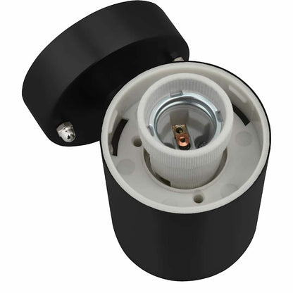 Lampade da Parete Esterne 2 pcs Nero 12 x 7.5 x 27 cm - homemem39