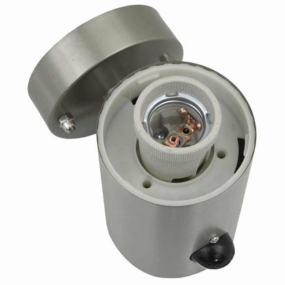 Lampada da parete per esterni Argento 12 x 7.5 x 29 cm - homemem39