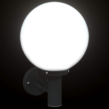 Lampada da Parete Esterna Nero 28 x 25 x 38 cm | homemem39