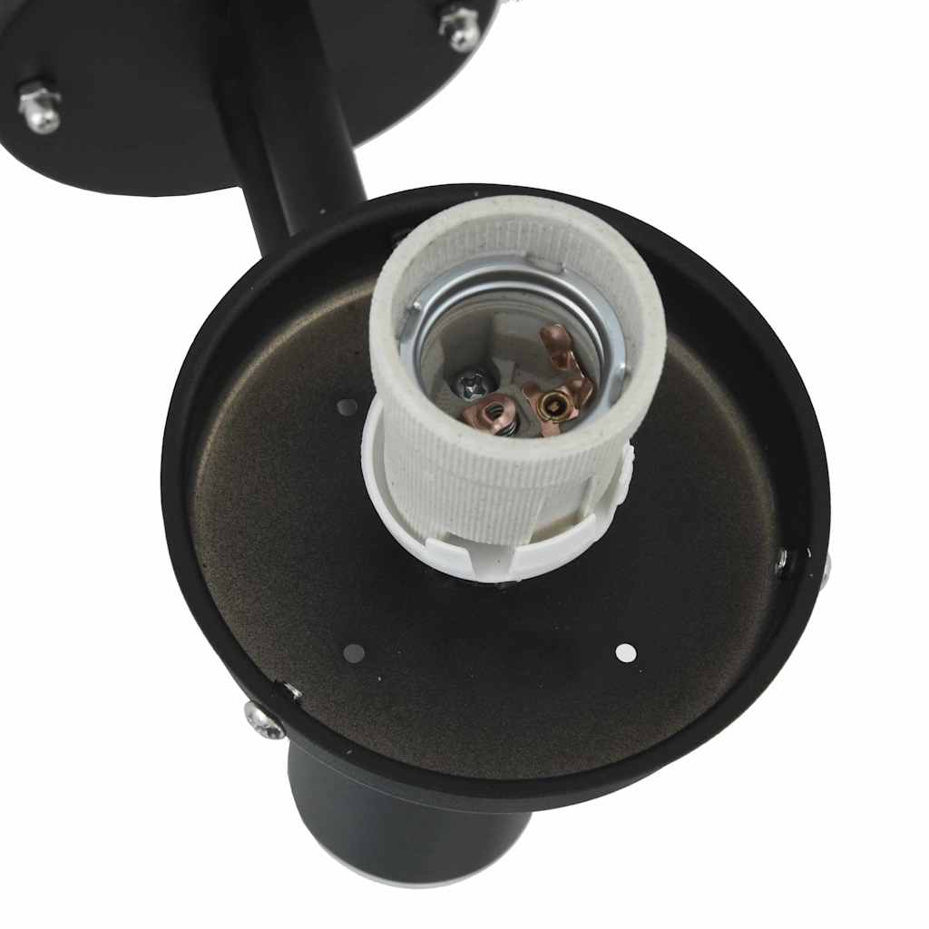 Lampade da Parete Esterne 2 pcs Nero 28 x 25 x 38 cm - homemem39