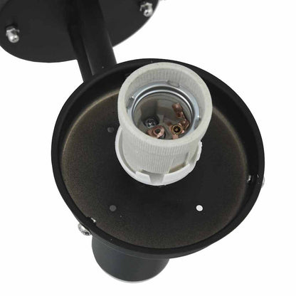 Lampade da Parete Esterne 2 pcs Nero 28 x 25 x 38 cm - homemem39