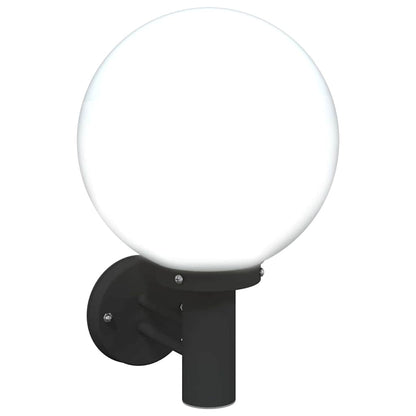Lampada da Parete Esterna 2 pcs Nero 28 x 25 x 38 cm | homemem39