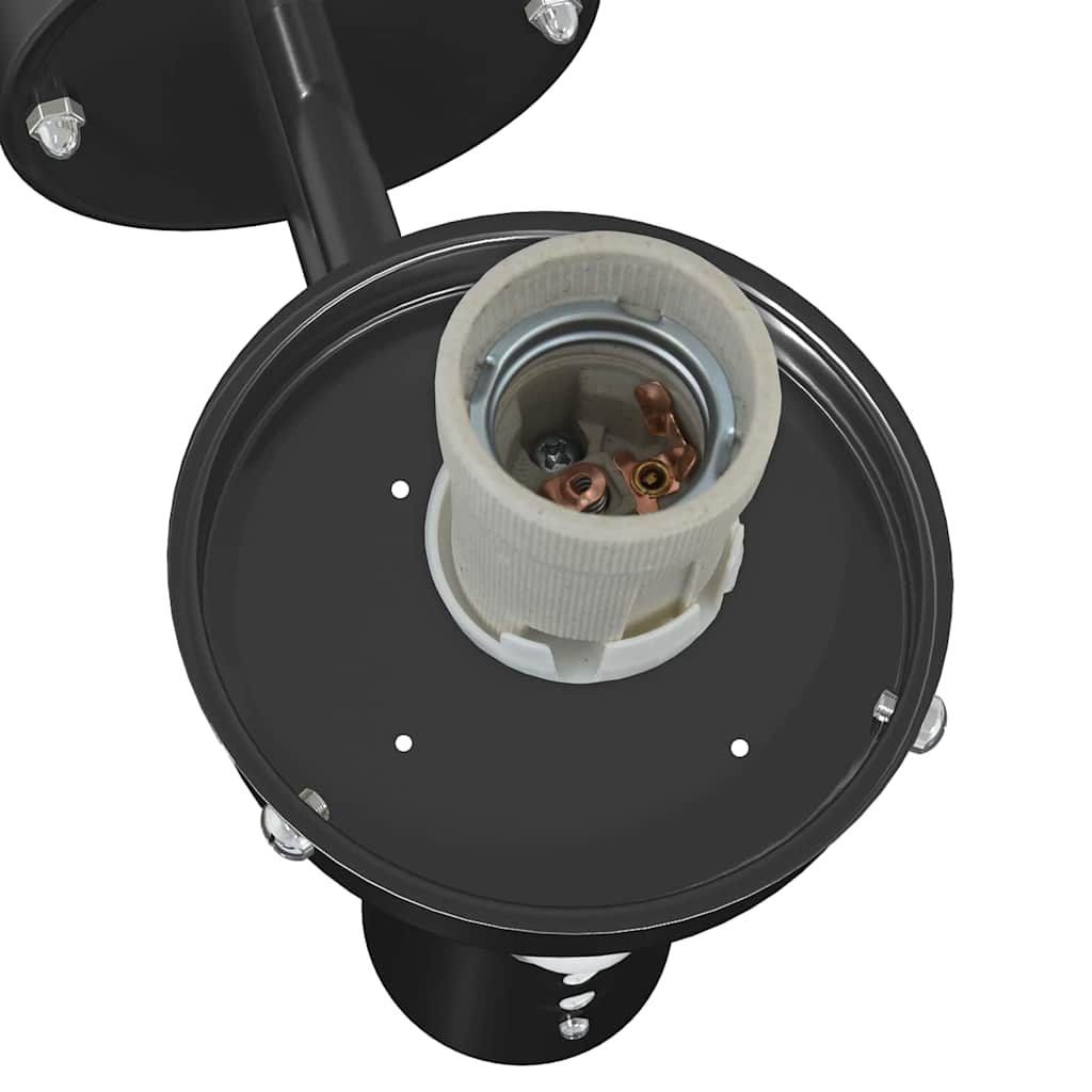 Lampade da Parete Esterne 2 pcs Nero 28 x 25 x 38 cm - homemem39