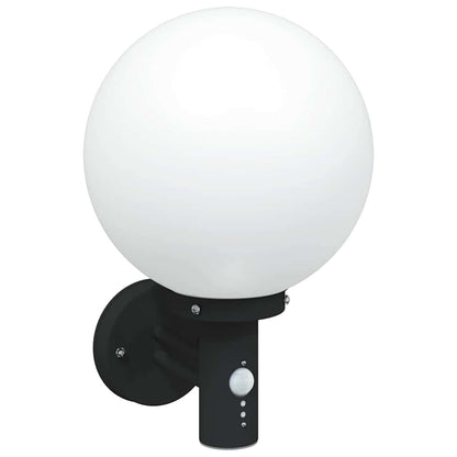 Lampade da Parete Esterne 2 pcs Nero 28 x 25 x 38 cm - homemem39