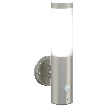 Lampada da Parete Esterna Argento 15 x 7,5 x 33 cm | homemem39