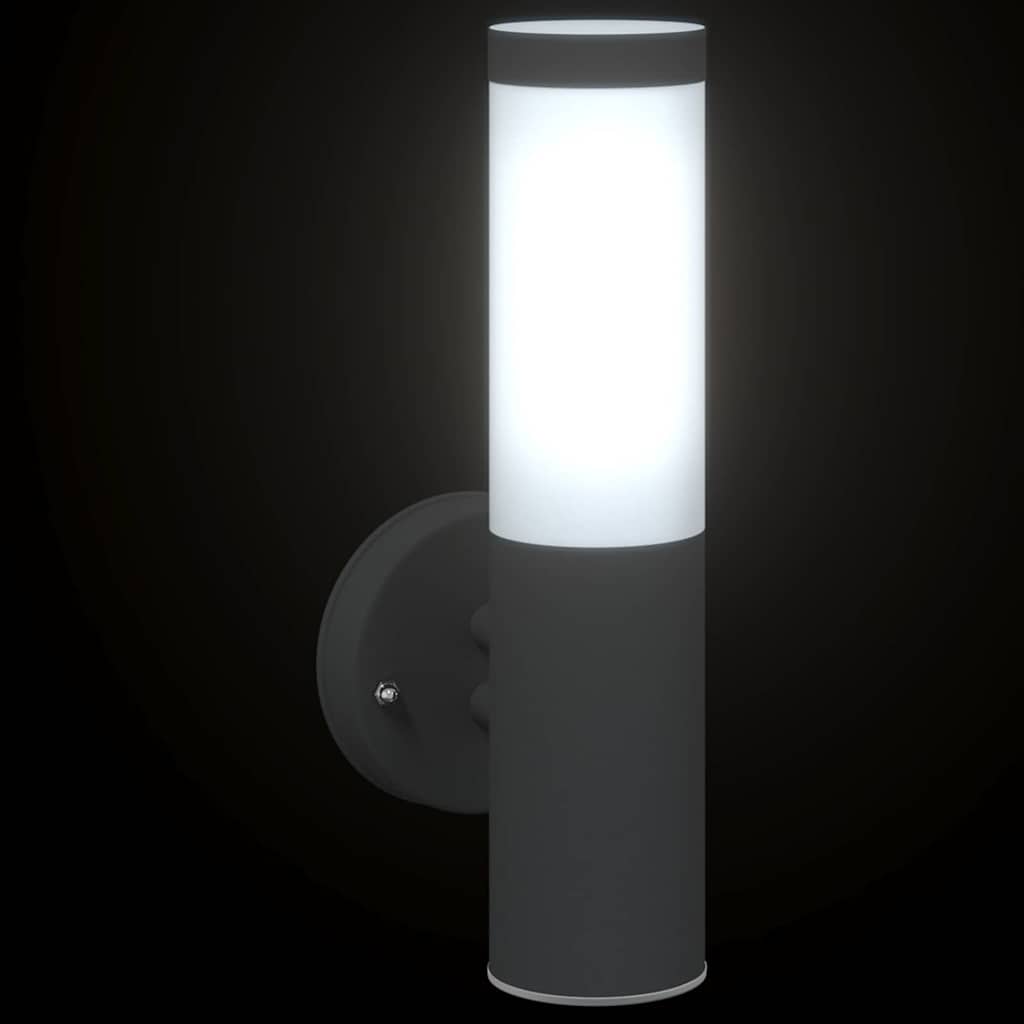 Lampada da Parete Esterna Nero 15 x 7,5 x 33 cm | homemem39