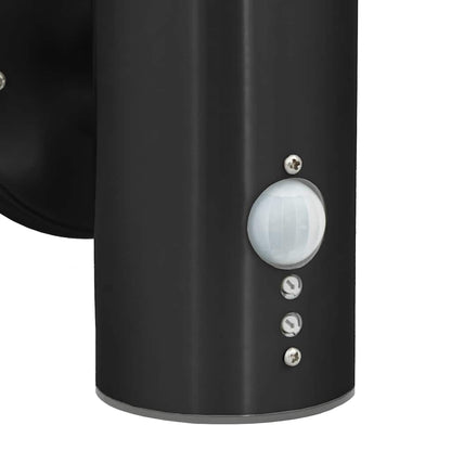 Lampada da Parete Esterna 2 pcs Nero 15 x 7,5 x 33 cm | homemem39