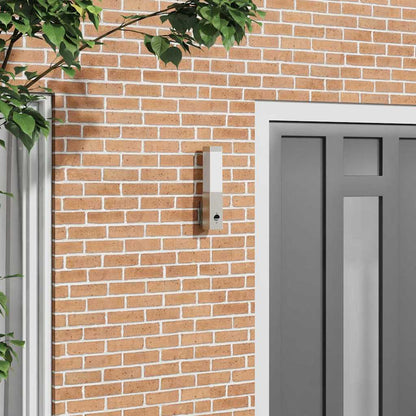 Lampada da parete per esterni Argento 10.5 x 6 x 35 cm - homemem39