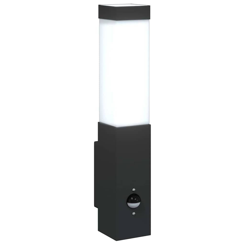 Lampada da Parete Esterna 2 pcs Nero 10.5 x 6 x 33 cm | homemem39