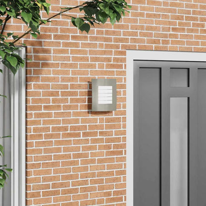 Lampada da parete per esterni Argento 23.5 x 10.5 x 26 cm - homemem39