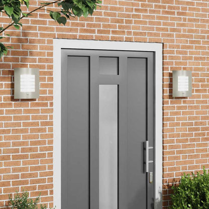 Lampade da Parete Esterne 2 pcs Argento 23.5 x 10.5 x 26 cm - homemem39